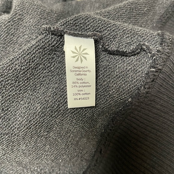 Athleta Heavy Cotton High Neck Open Jacket - Picture 7 of 8